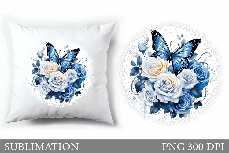 Bitterfly Sublimation. Butterfly Pillow Sublimation