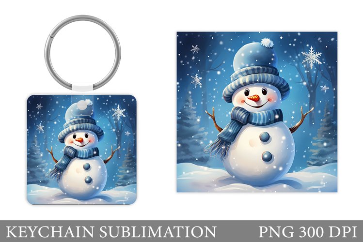 Cute Snowman Clipart Image 9