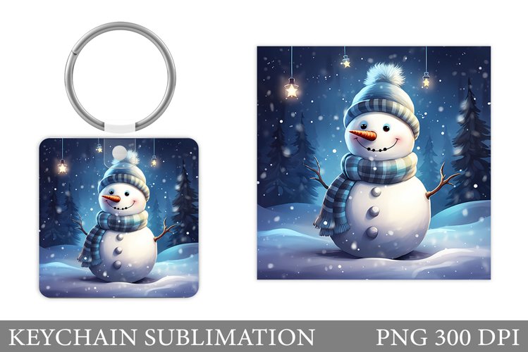 Cute Snowman Clipart Image 3