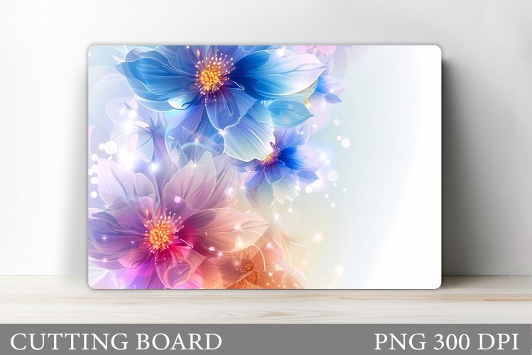 Flowers Cutting Board. Flowers Kitchen Cutting Board example image 1