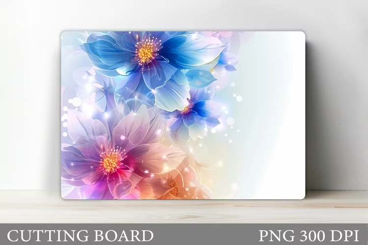 Flowers Cutting Board. Flowers Kitchen Cutting Board