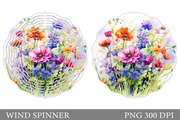 Watercolor Flowers Image 6