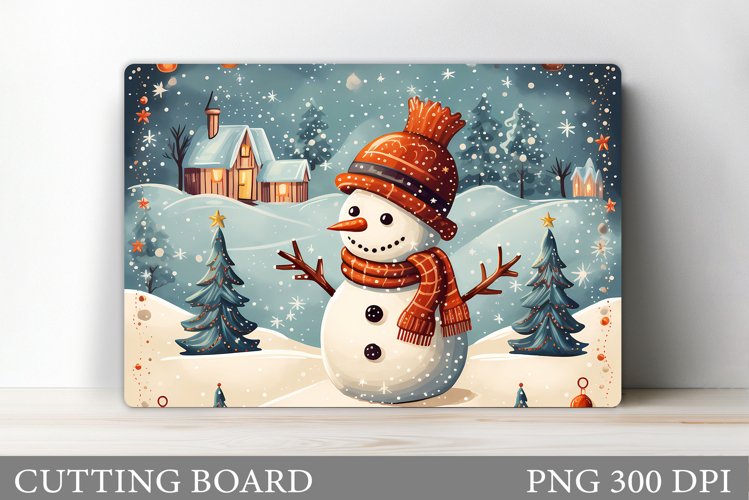 Cute Snowman Clipart Image 4