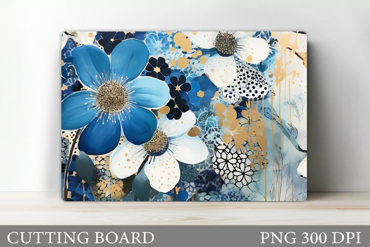 Flowers Cutting Board. Flowers Kitchen Cutting Board