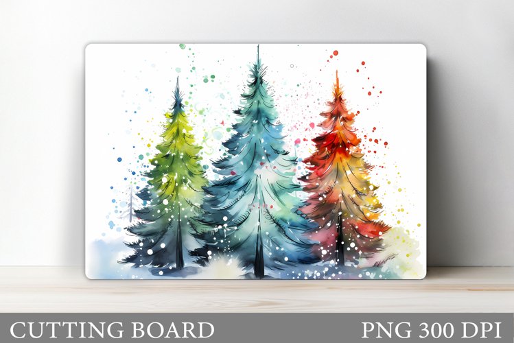 Christmas Tree Cutting Board. Kitchen Cutting Board Design example image 1