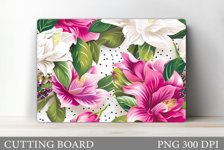 Flowers Cutting Board Design. Flowers Kitchen Cutting Board