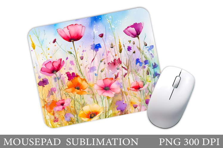 Watercolor Flowers Image 3