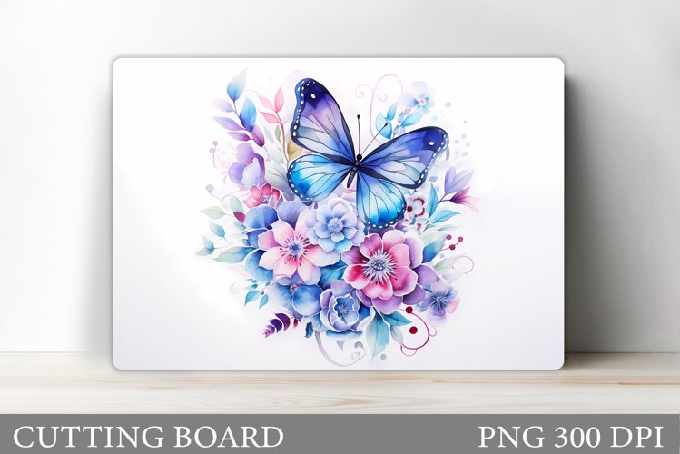 Butterflies Cutting Board. Butterflies Kitchen Cutting Board example image 1