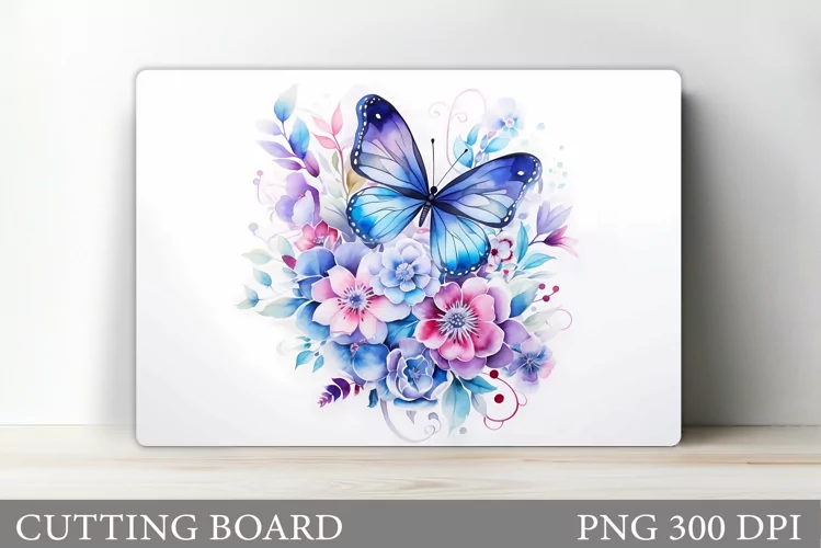 Butterflies Cutting Board. Butterflies Kitchen Cutting Board