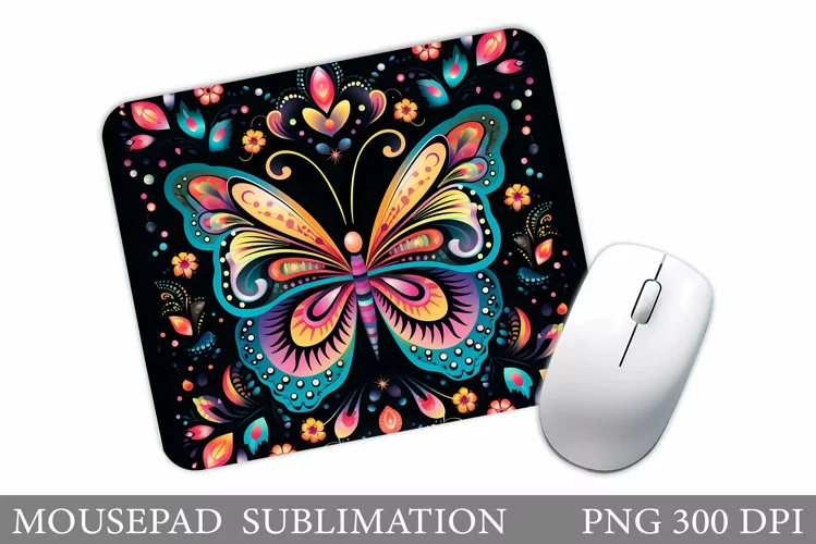 Butterfly Mouse Pad. Butterfly Mouse Pad Sublimation