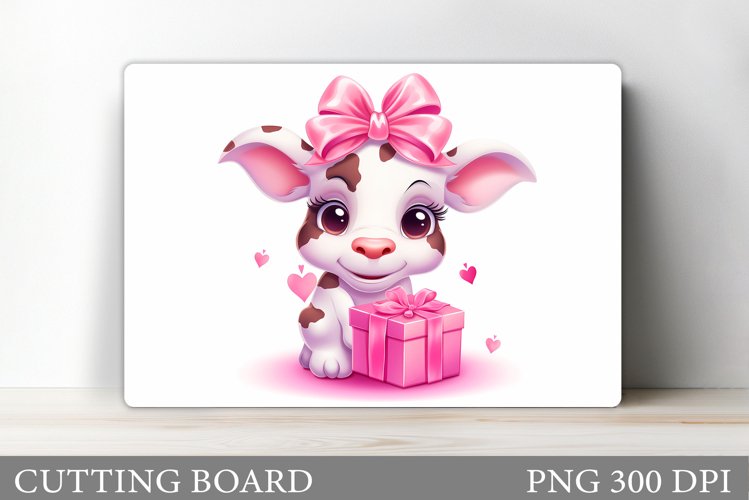 Valentine Cow Cutting Board. Valentine Cutting Board Design