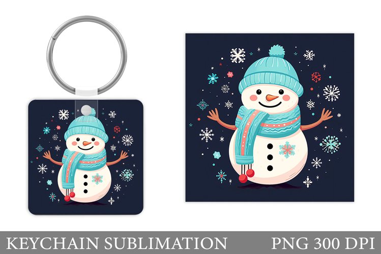 Cute Snowman Clipart Image 2