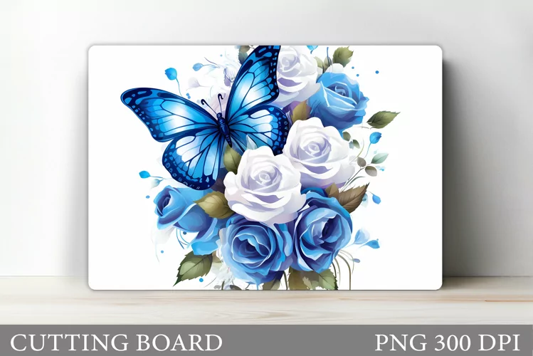 Butterfly Cutting Board. Roses Kitchen Cutting Board Design