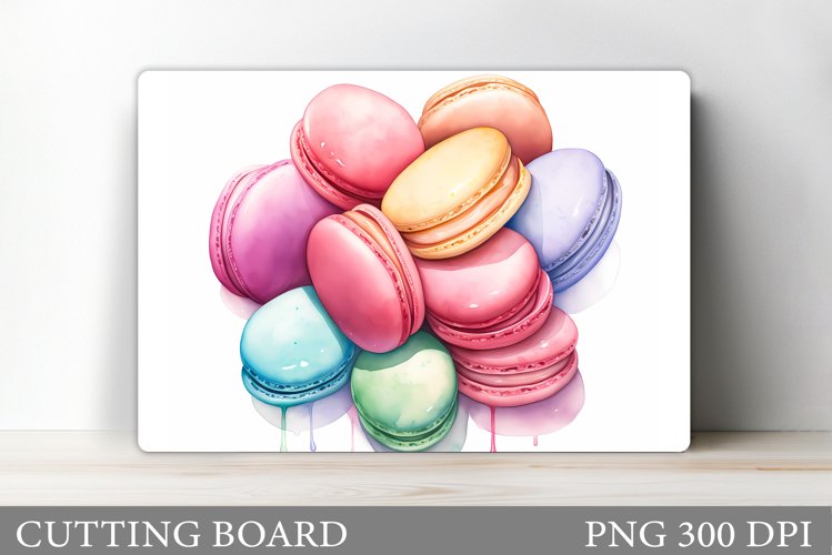 Macaroons Cutting Board. Kitchen Cutting Board Sublimation