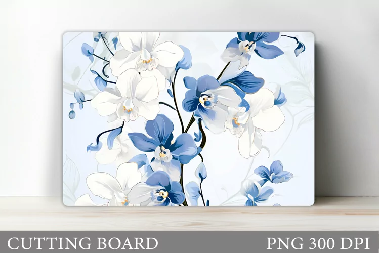 Flowers Cutting Board Design. Flowers Kitchen Cutting Board