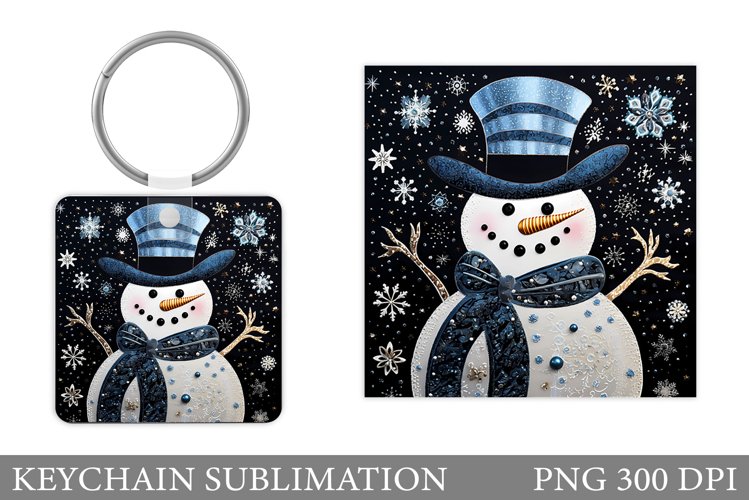 Cute Snowman Clipart Image 7