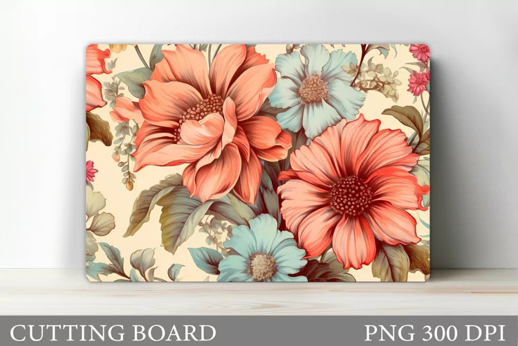 Flowers Cutting Board. Flowers Kitchen Cutting Board Design