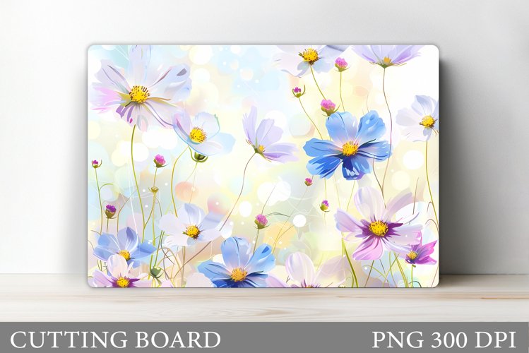 Flowers Cutting Board Design. Flowers Kitchen Cutting Board example image 1