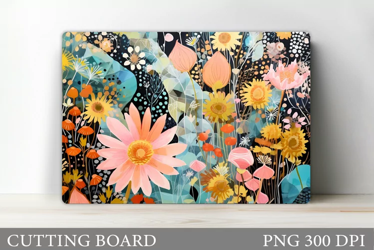 Flowers Cutting Board. Flowers Kitchen Cutting Board Design