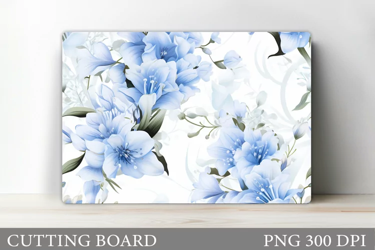 Flowers Cutting Board Design. Flowers Kitchen Cutting Board
