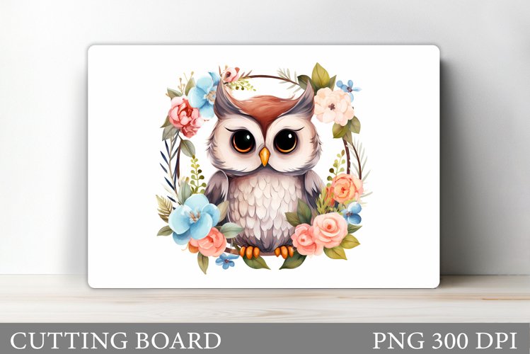 Cute Owl Cutting Board. Owl Kitchen Cutting Board