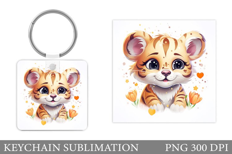 Cute Tiger Clipart Image 16