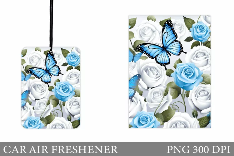 Butterfly Car Air Freshener. Car Air Freshener Sublimation