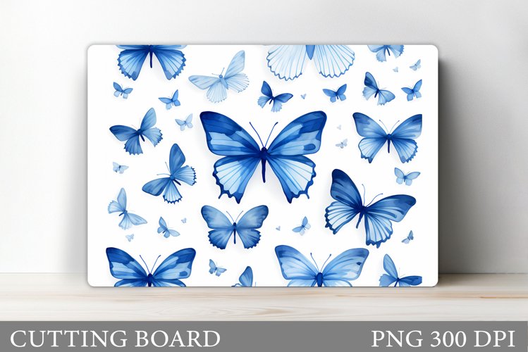 Butterflies Cutting Board. Kitchen Cutting Board Sublimation example image 1