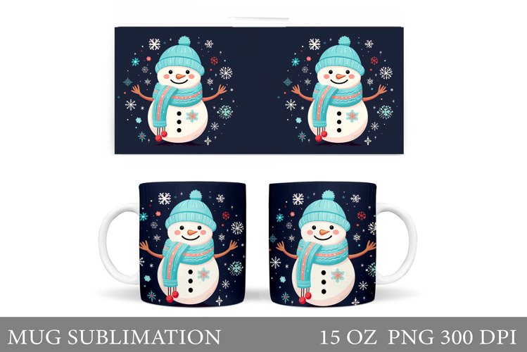 Cute Snowman Clipart Image 8