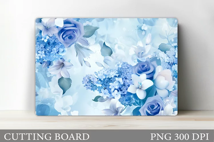 Flowers Cutting Board. Flowers Kitchen Cutting Board