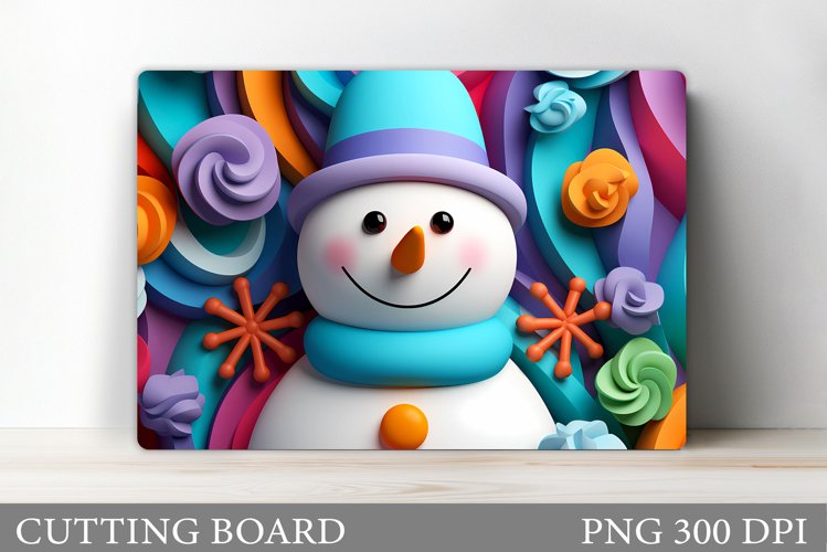 Cute Snowman Clipart Image 4