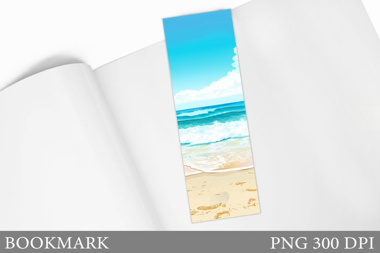 Sea Bookmark Sublimation. Sea Bookmark Design