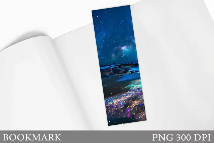 Sea Bookmark Sublimation. Sea Bookmark Design