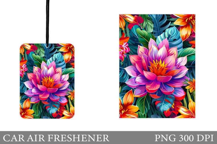 Flowers Car Air Freshener. Car Air Freshener Floral