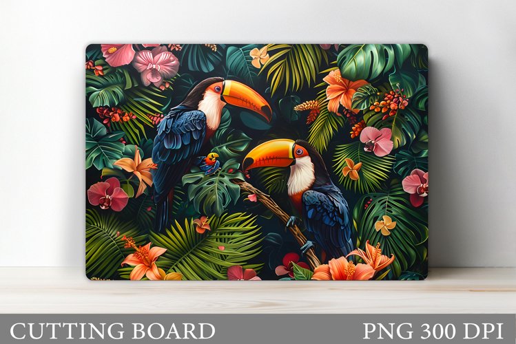 Toucan Cutting Board Design. Toucan Kitchen Cutting Board example image 1