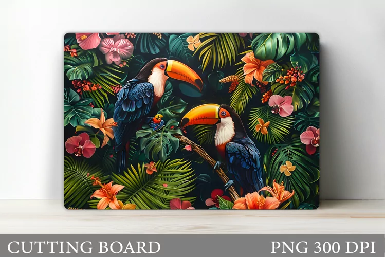 Toucan Cutting Board Design. Toucan Kitchen Cutting Board