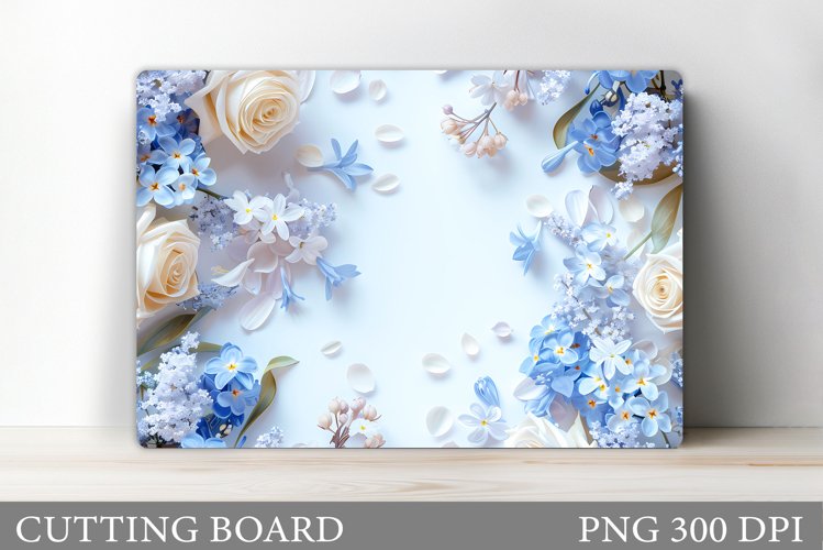 Flowers Cutting Board. Flowers Kitchen Cutting Board example image 1