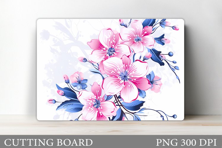 Flowers Cutting Board Design. Flowers Kitchen Cutting Board