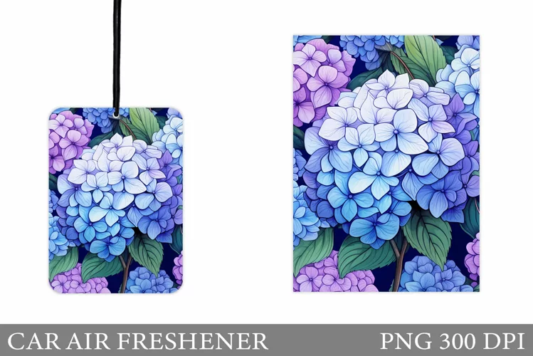 Flowers Car Air Freshener. Summer Car Air Freshener Design