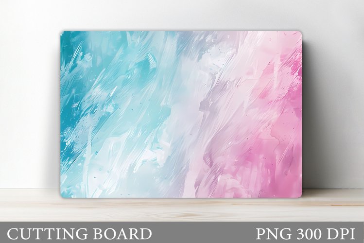 Abstraction Cutting Board. Watercolor Cutting Board Design