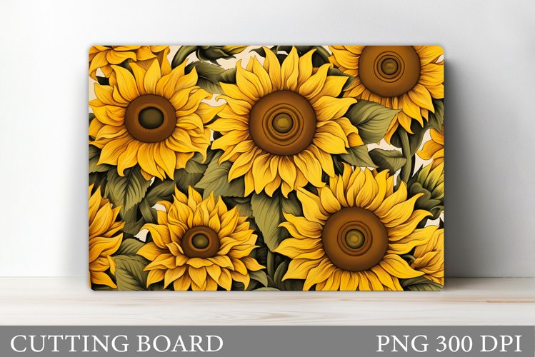 Sunflowers Cutting Board. Flowers Kitchen Cutting Board