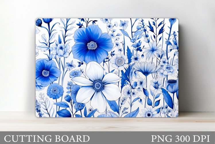 Flowers Cutting Board Design. Flowers Kitchen Cutting Board example image 1