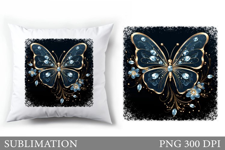 Bitterfly Sublimation. Butterfly Pillow Design