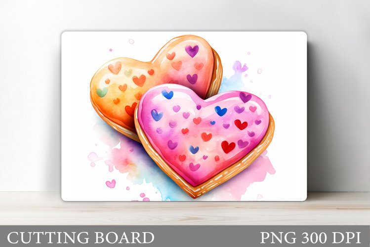Cookies Hearts Cutting Board. Hearts Cutting Board Template
