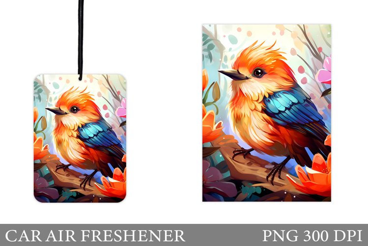 Bird Car Air Freshener. Summer Car Air Freshener Design