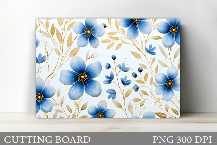 Flowers Cutting Board Design. Flowers Kitchen Cutting Board