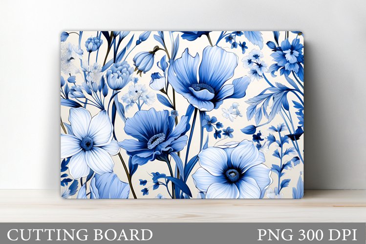 Flowers Cutting Board. Kitchen Cutting Board Sublimation example image 1