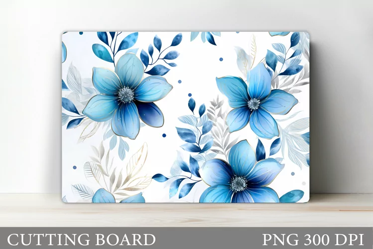 Flowers Cutting Board Design. Cutting Board Sublimation