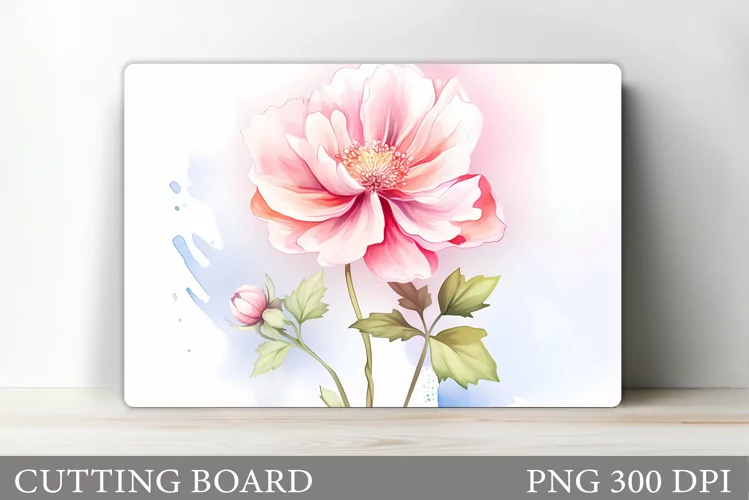 Flowers Cutting Board Design. Flowers Kitchen Cutting Board