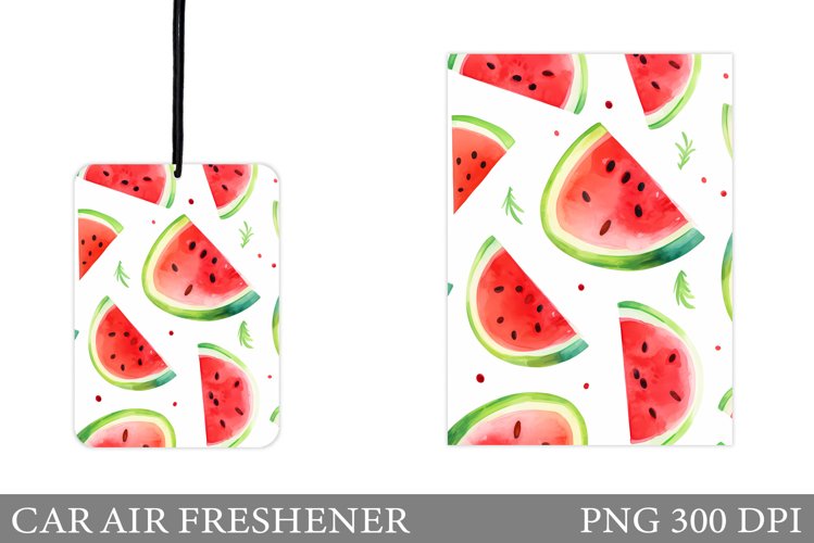 Watermelon Car Air Freshener. Watermelon Sublimation
